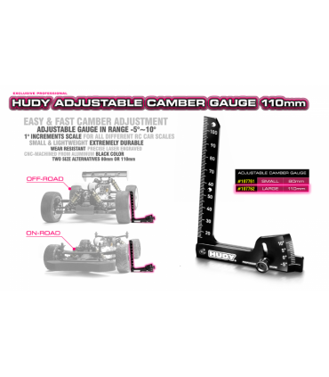 GALGA ADJUSTABLE CAMBER GAUGE 110MM