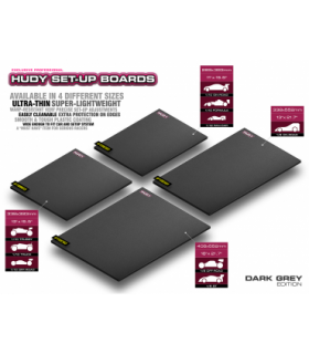 FLAT SET-UP BOARD 1/10&1/12 ON ROAD DARK GREY