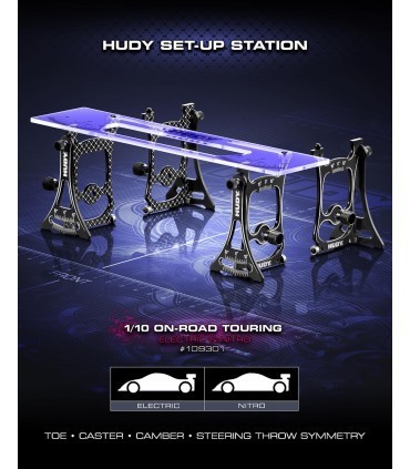 HUDY SET-UP STATION FOR 1/10 TOURING CARS