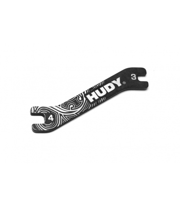 HUDY TURNBUCKLE WRENCH 3 & 4MM - V2