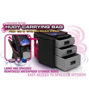 HUDY 1/10 & 1/8 CARRYING BAG + TOOL BAG - EXCLUSIVE EDITION