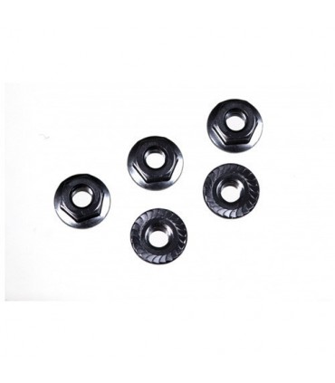 TUERCA M4 FLANGET RUEDA 1/10 (5u.) MUGEN