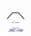 X4 ANTI-ROLL BAR - REAR 1.2 MM