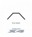 X4 ANTI-ROLL BAR - REAR 1.4 MM
