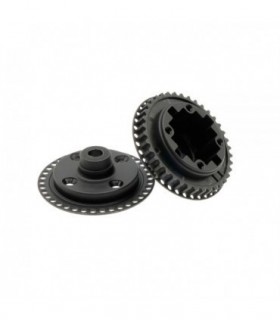 X4 COMPOSITE GEAR DIFF. CASE WITH 38T PULLEY & COV