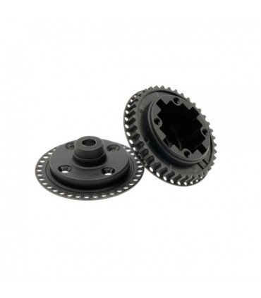 X4 COMPOSITE GEAR DIFF. CASE WITH 38T PULLEY & COV
