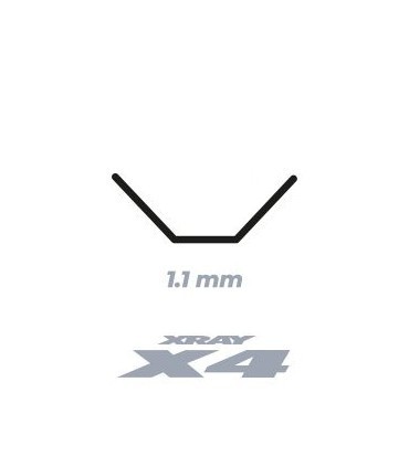 X4 ANTI-ROLL BAR - FRONT 1.1 MM