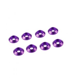 ARANDELA CABEZA CILINDRICA 3MM PURPURA (8u.)