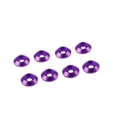 ARANDELA CABEZA CILINDRICA 3MM PURPURA (8u.)