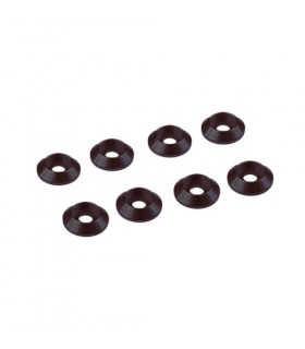 ARANDELA CABEZA CILINDRICA 3MM NEGRA (8u.)