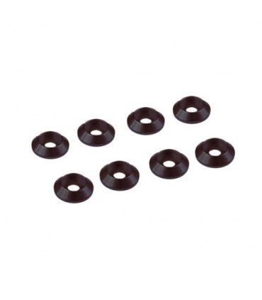 ARANDELA CABEZA CILINDRICA 3MM NEGRA (8u.)