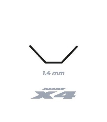 X4 ANTI-ROLL BAR - FRONT 1.4 MM