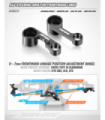 ALU STEERING ARM FOR FRONTWARD LINKS - SWISS 7075 T6 - SET
