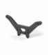 XT2 GRAPHITE SHOCK TOWER REAR 4.0MM