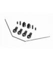 JUEGO DE BARRA ESTABILIZADORA TRASERA XB2 1.0MM