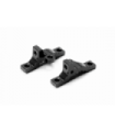 ALU UPPER CLAMP FRONT - MULTI-FLEX - BLACK - 7075 T6 - (L+R)