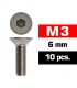 TORNILLOS M3x6mm AVELLANADO (10u.)