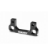 SOPORTE TRASERO TRAPECIOS -DELANTERO RF- SWISS 7075 T6 NEGRO