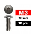 TORNILLOS M3x10mm BOTON (10u.)