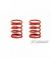 XRAY SPRING-SET D-1.9 (35 LB) LIGHT-RED - HARD - REAR (2)