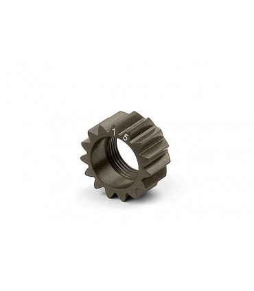 PIÑON XCA ALU 7075 T6 TRATADO - 16T (1ST)