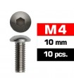 TORNILLOS M4x10mm BOTON (10u.)
