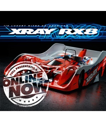 XRAY RX8'23 - 1/8 LUXURY NITRO ON-ROAD CAR