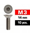 TORNILLOS M3x14mm AVELLANADO (10u.)