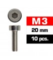 TORNILLOS M3x20mm CILINDRICO (10u.)