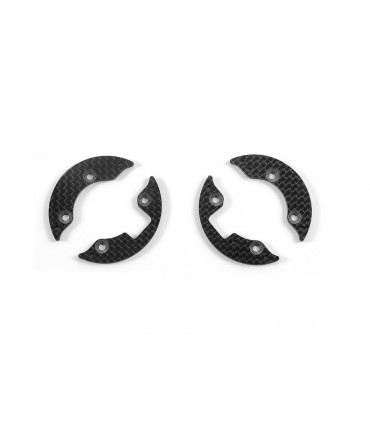 SET DISCOS DEL. CARBONO 2.2MM - IZDA. + DRCHA.