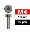 TORNILLOS M4x10mm CILINDRICO (10u.)