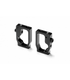 SOPORTES DE BANDEJA DE RADIO EN ALUMINIO - SWISS 7075 T6 (2)NEGRO