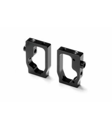SOPORTES DE BANDEJA DE RADIO EN ALUMINIO - SWISS 7075 T6 (2)NEGRO