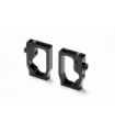 SOPORTES DE BANDEJA DE RADIO EN ALUMINIO - SWISS 7075 T6 (2)NEGRO