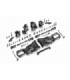 JUEGO DE CONVERSIÓN DE SUSPENSIÓN DELANTERA XRAY XB8/GTX C-HUB