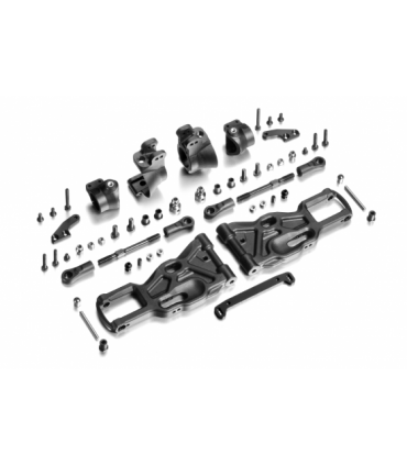 JUEGO DE CONVERSIÓN DE SUSPENSIÓN DELANTERA XRAY XB8/GTX C-HUB