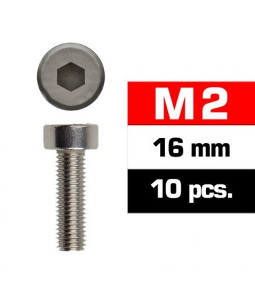 TORNILLOS M2x16mm CILINDRICO (10u.)