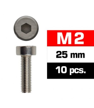 TORNILLOS M2x25mm CILINDRICO (10u.)