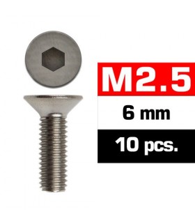 TORNILLOS M2.5x6mm AVELLANADO (10u.)