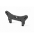 GT’22 GRAPHITE FRONT SHOCK TOWER 4MM