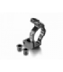 ALU CASTER BLOCK 18° RIGHT - SWISS 7075 T6