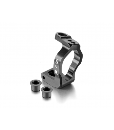 ALU CASTER BLOCK 18° RIGHT - SWISS 7075 T6
