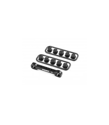 GT'23 ALU FRONT LOWER SUSP. HOLDER - FRONT - SQUARE ADJ. ROLL-C.