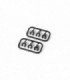 CASTER CLIPS (2) XB8