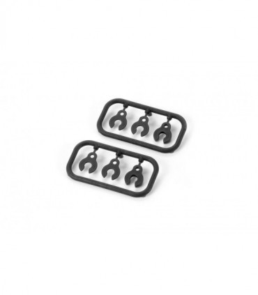 CASTER CLIPS (2) XB8