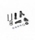 SERVO SAVER WITH CHASSIS LOCK & HARD SPRING - GRAPHITE - SET