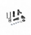 SERVO SAVER WITH CHASSIS LOCK & HARD SPRING - GRAPHITE - SET