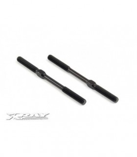 ADJ. TURNBUCKLE M5 L/R 75 MM - SPRING STEEL (2)
