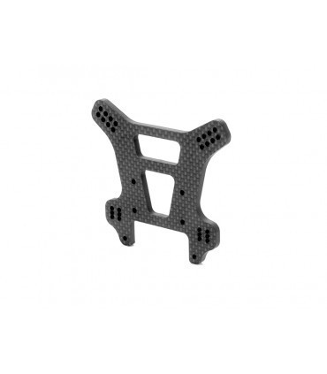 XB8'22 GRAPHITE REAR SHOCK TOWER 4MM