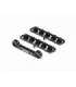 GT’22 ALU REAR LOWER SUSP. HOLDER - FRONT - SQUARE ADJ. ROLL-C.